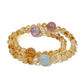 Healing gemstone bracelet for prosperity, love, and balance